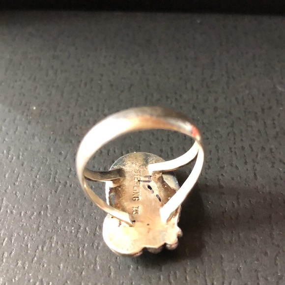 Lovely turquoise ring I think is about a 6.5 in size - Picture 3 of 3